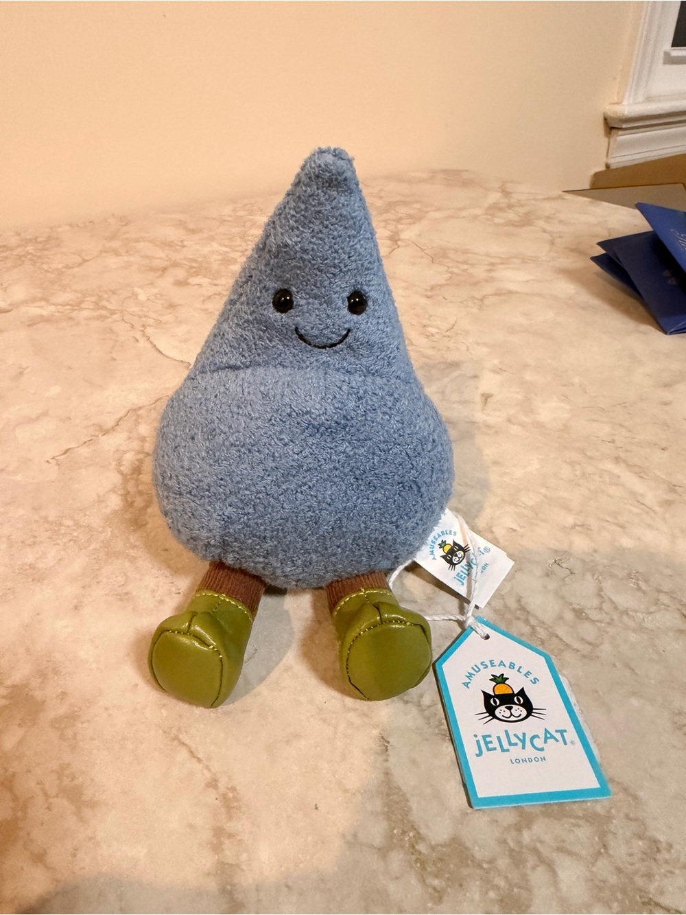 NWT Jellycat my name is amuseables happy raindrop authentic